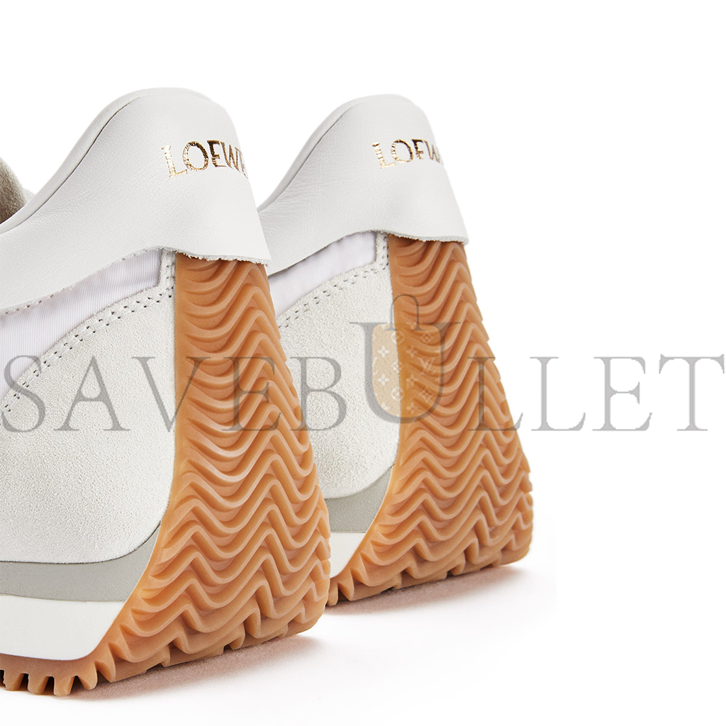 l*ew* flow runner in nylon and suede l815282x35